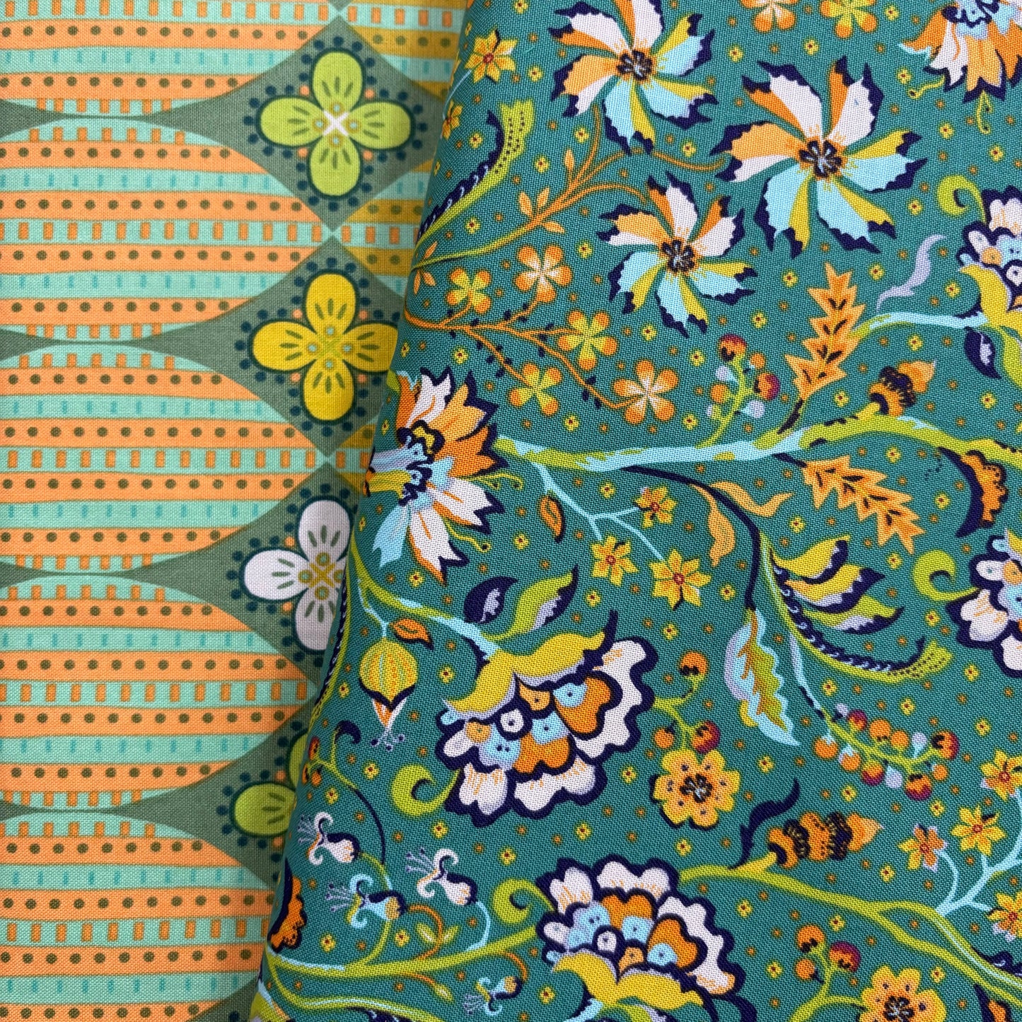 Trade Winds Chintz - Sea Glass