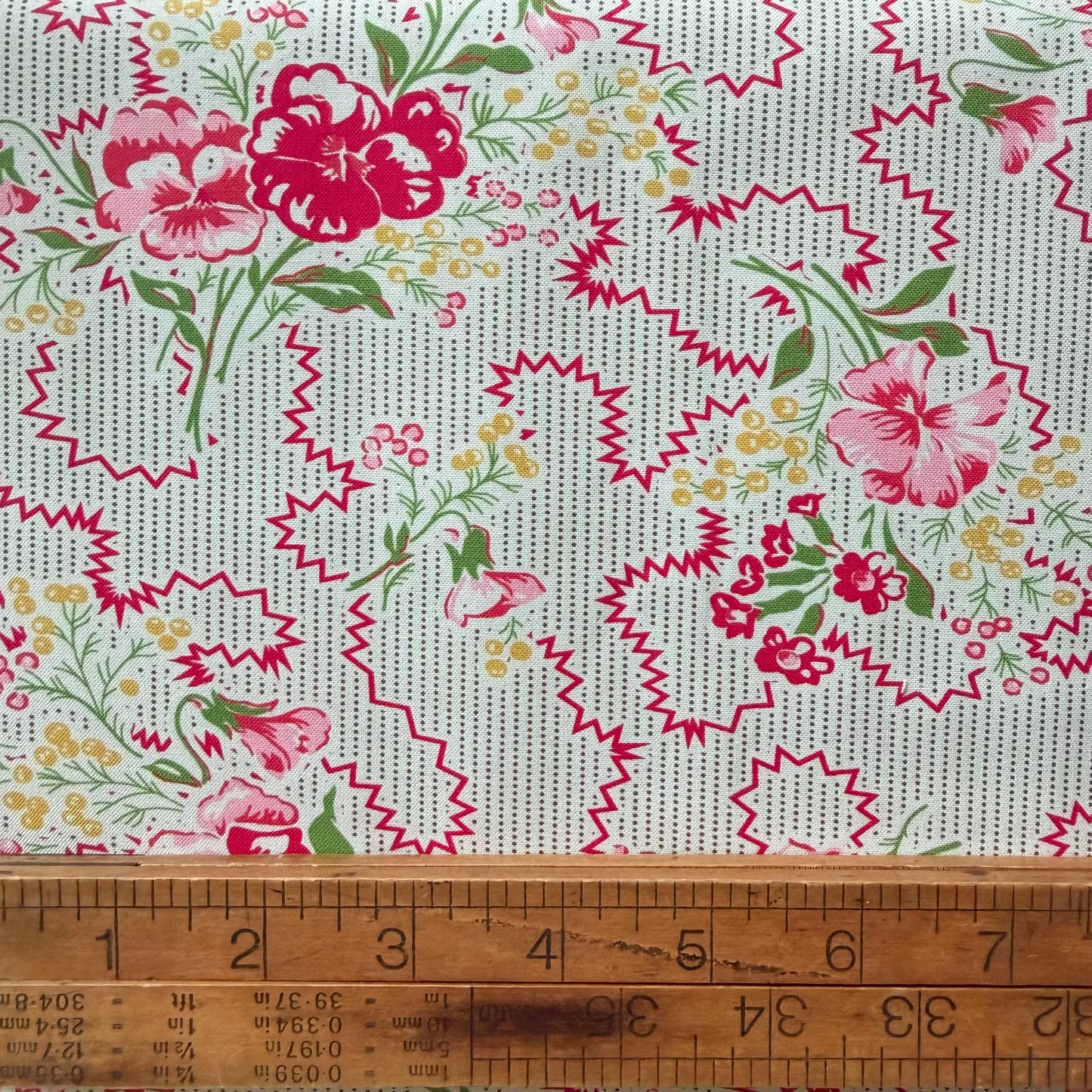 Darling Buds of May - Ribbon Floral Green