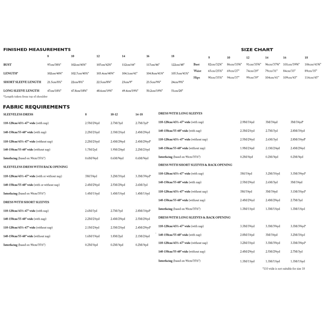 The Trapeze Sewing Pattern - UK 8-18