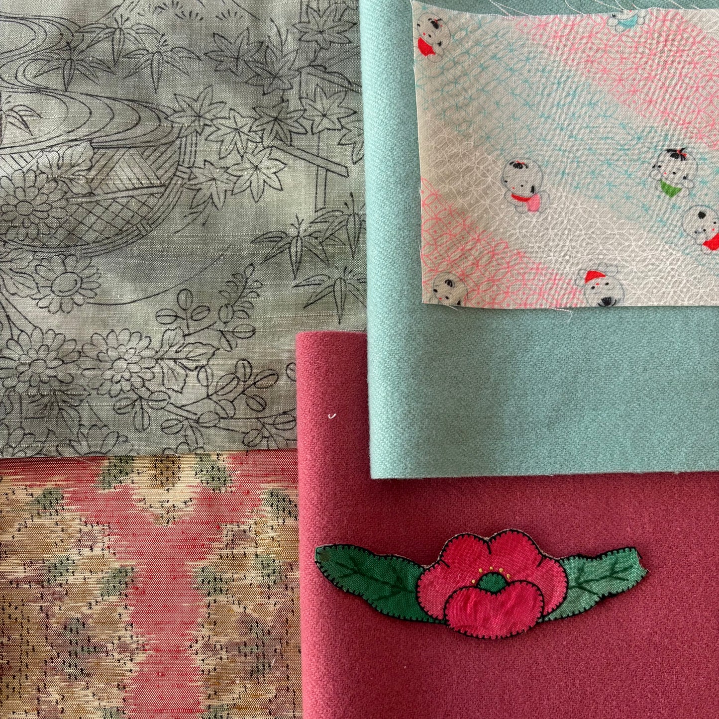 Japanese Vintage Textile Needlebook Bundle