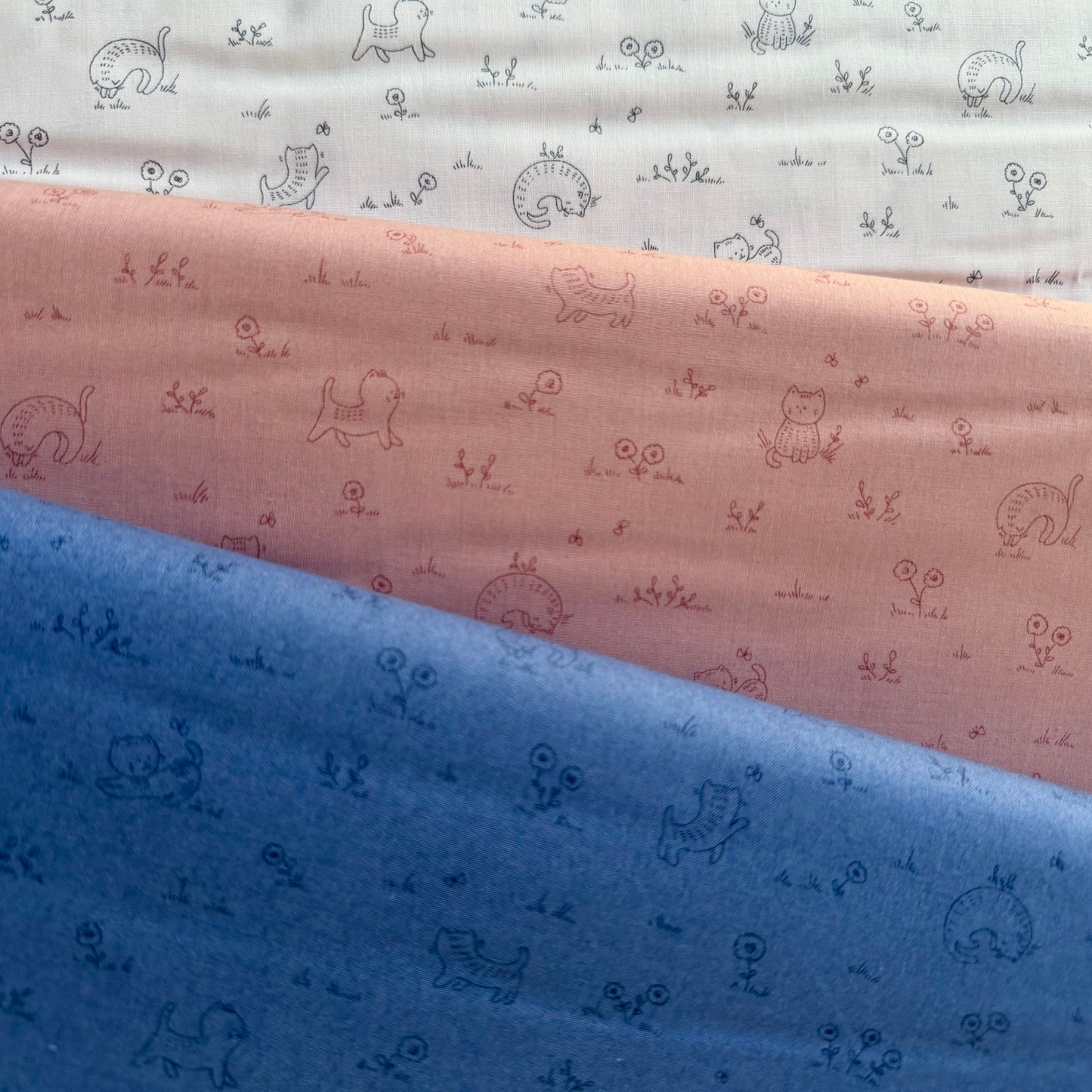 Kitten Fun - Playful Tonal in Denim