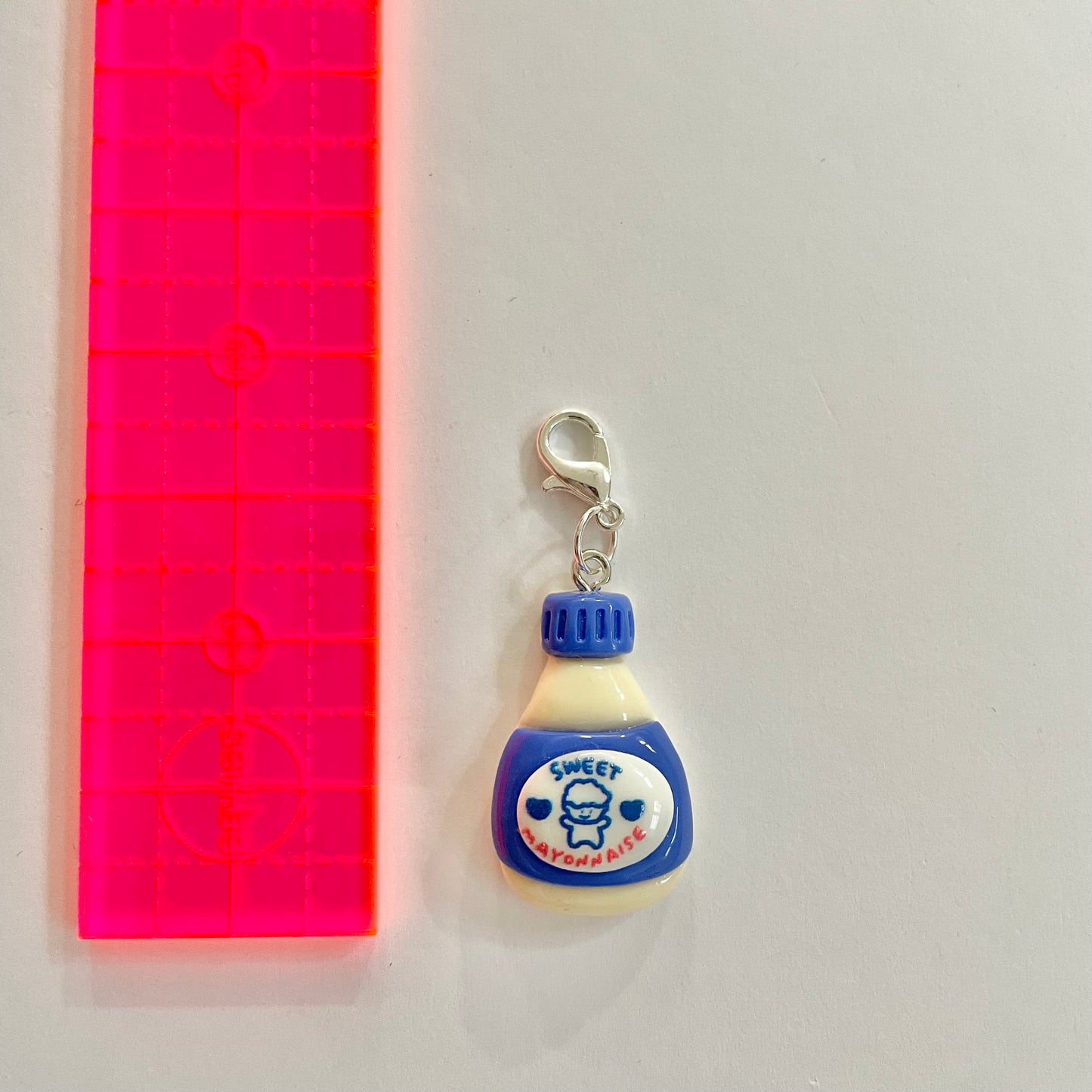 Kewpie Mayonnaise Zipper Charm
