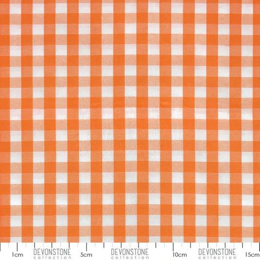 1/4” Gingham - Orange