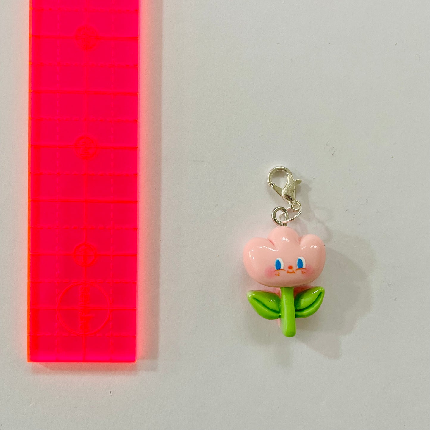 Flower Zipper Charm