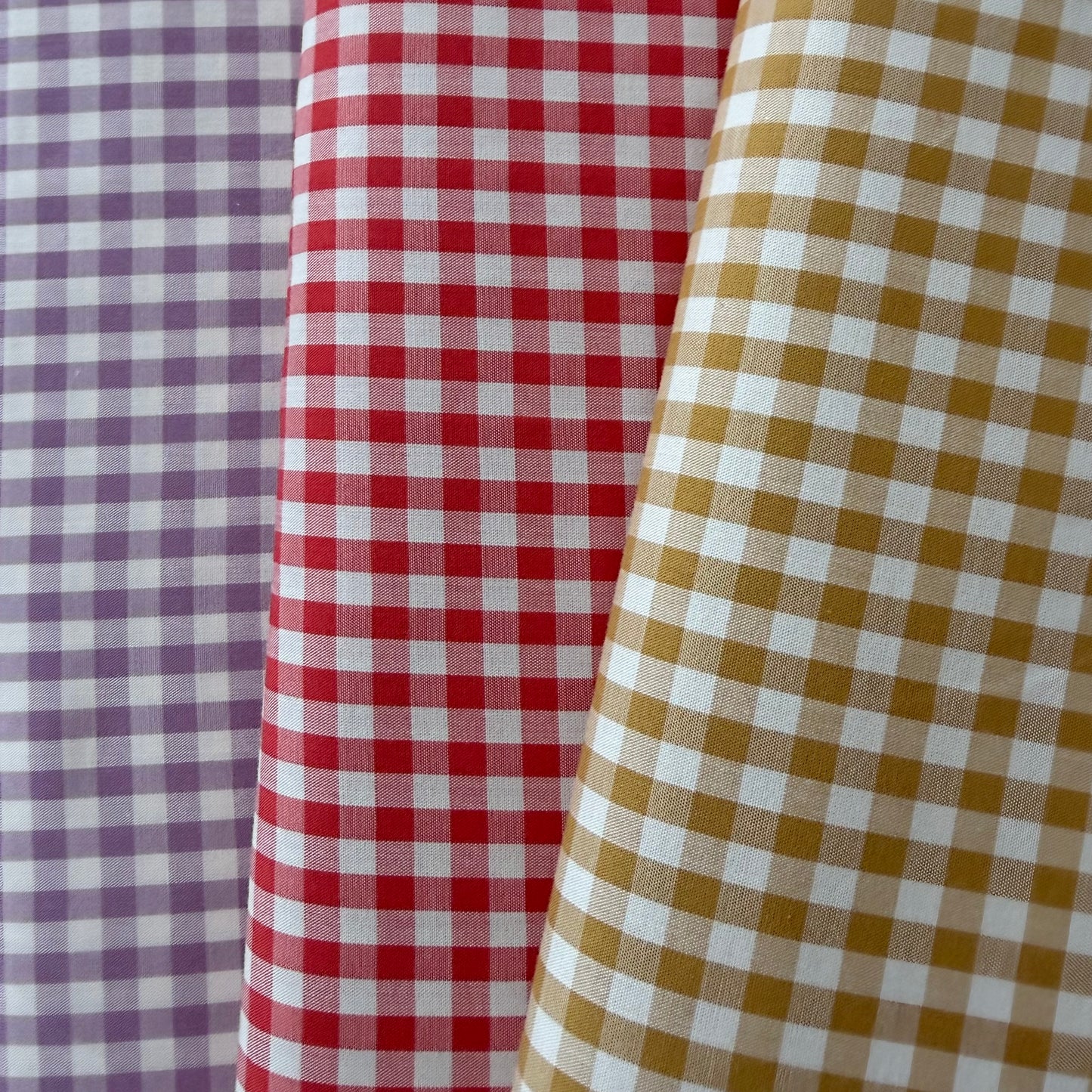 Tomato - 1/4” Yarn Dyed Japanese Gingham