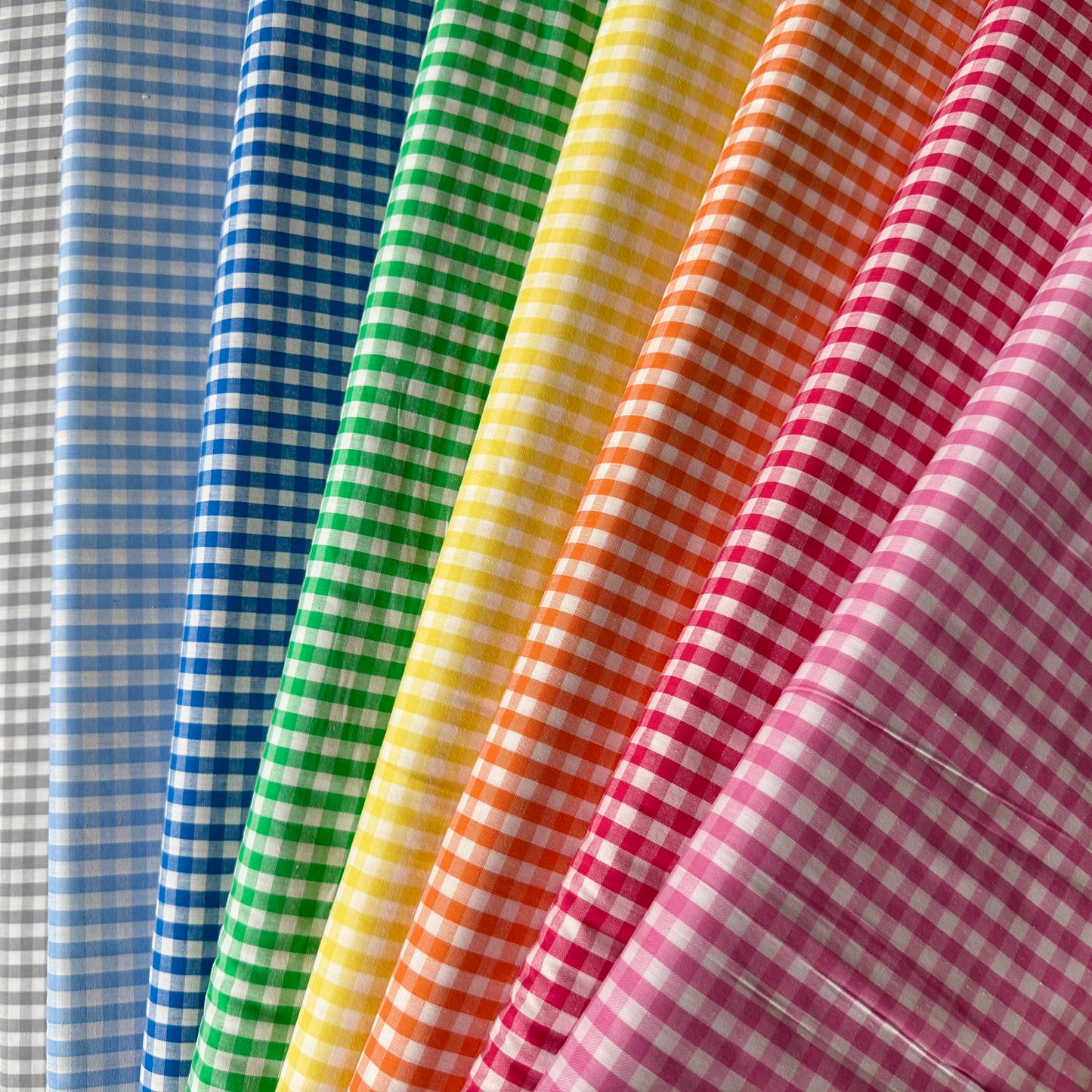 1/4” Gingham - Light Blue