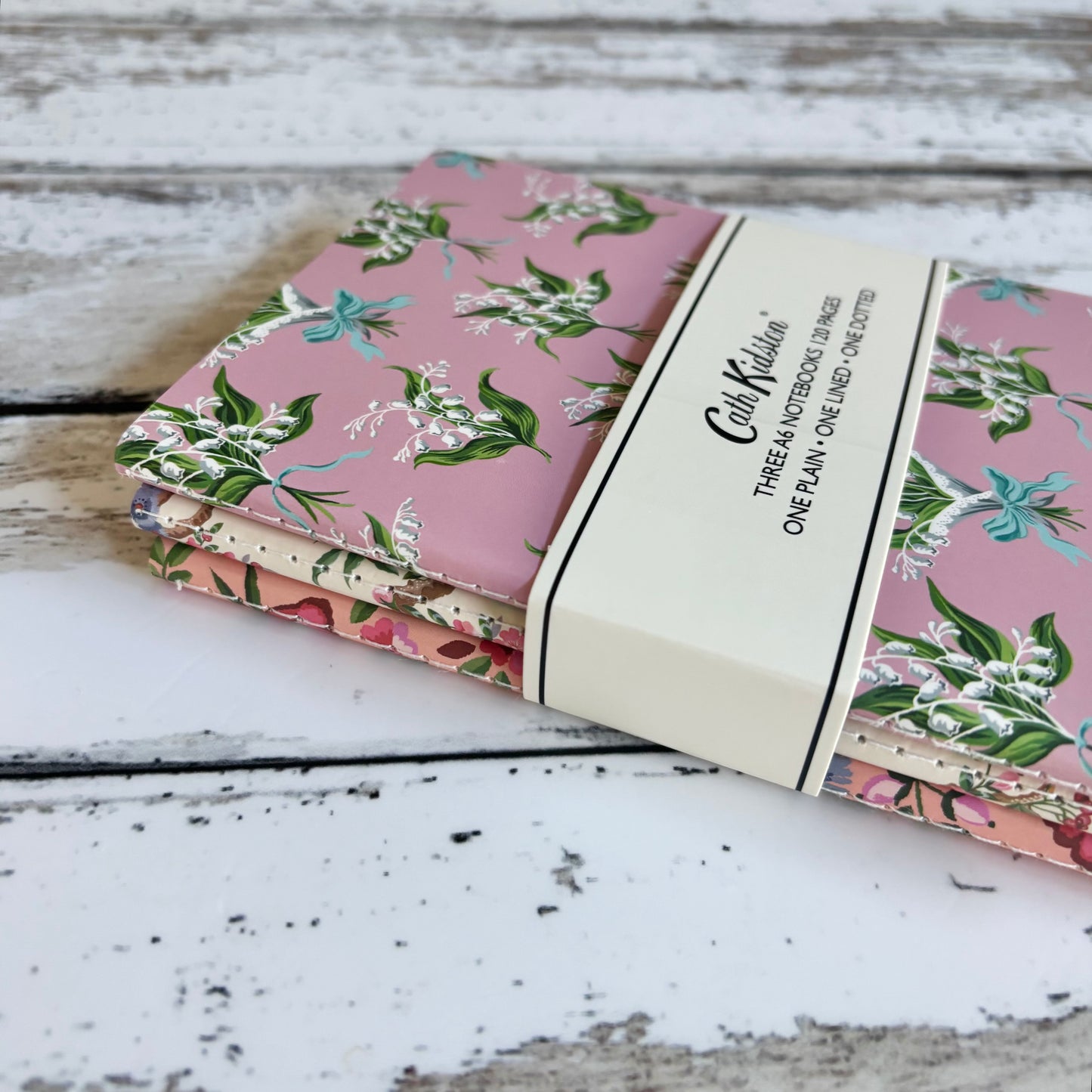 Cath Kidston A6 Floral Notebook Set (pinks)