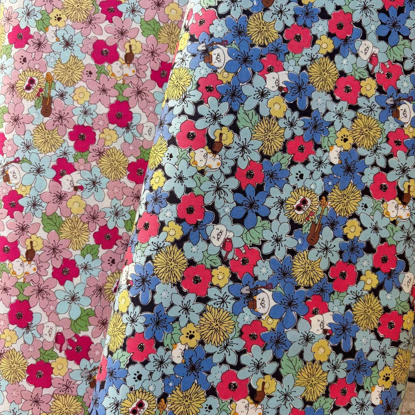 Kobayashi - Blue Floral Rock Star