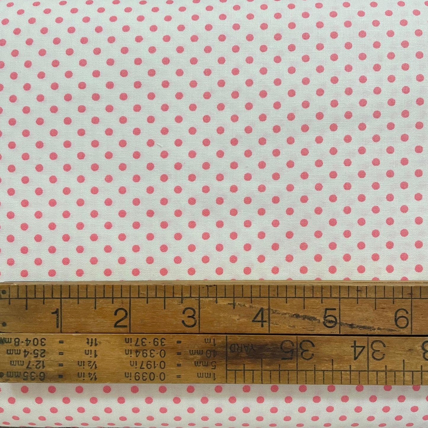 Happy Sweet Collection - Smaller Pink Dot on Cream