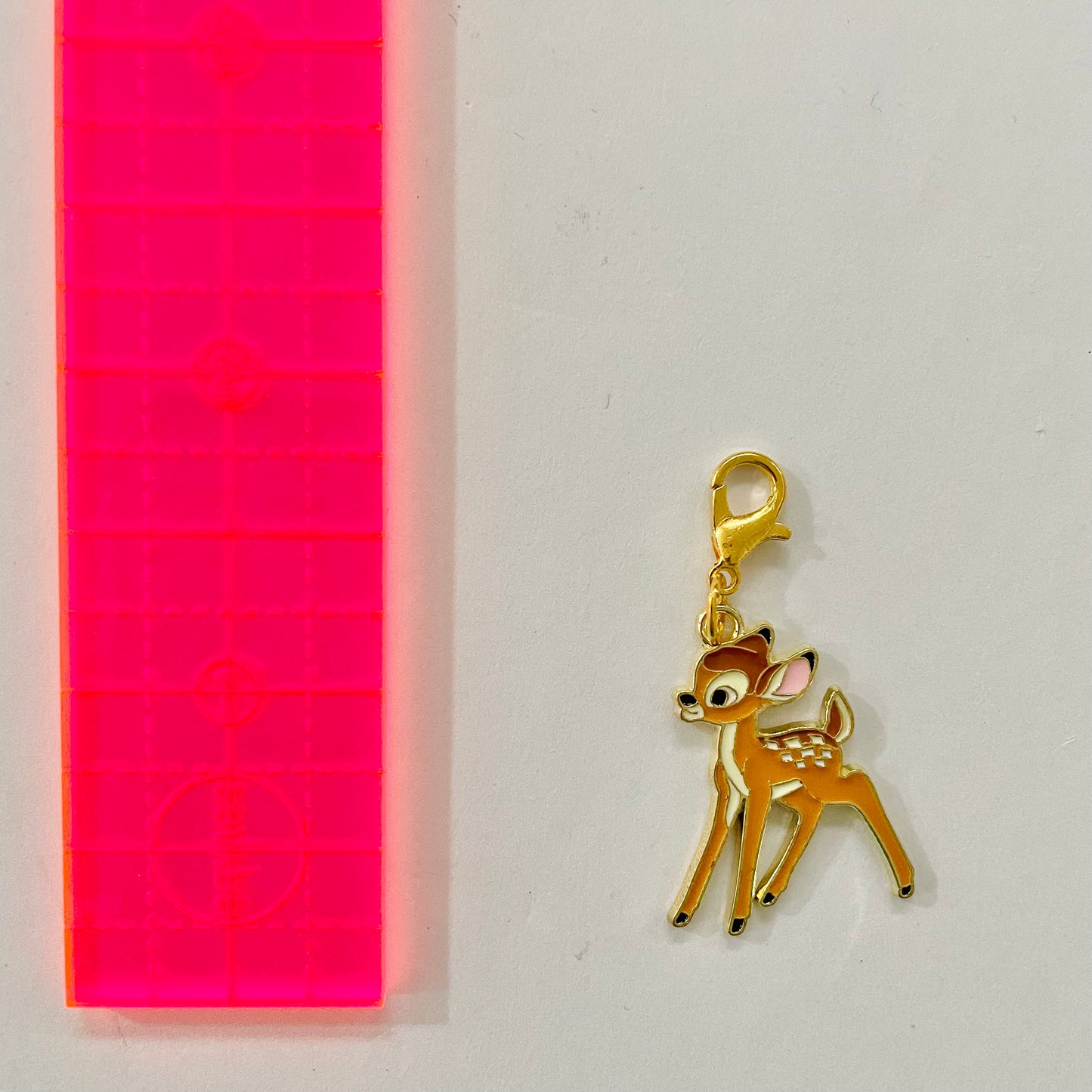 Bambi Zipper Charm