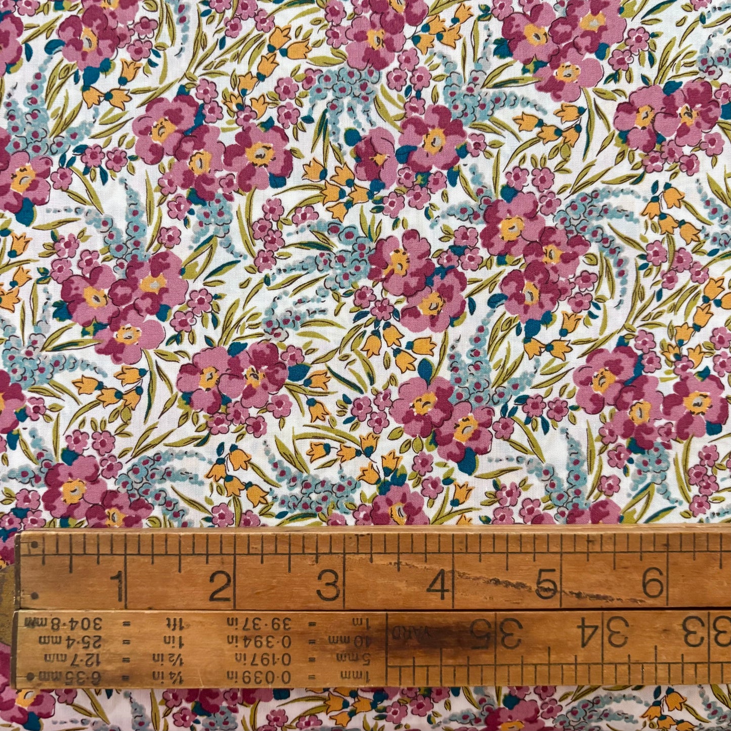Swirling Petals B - Liberty Tana Lawn