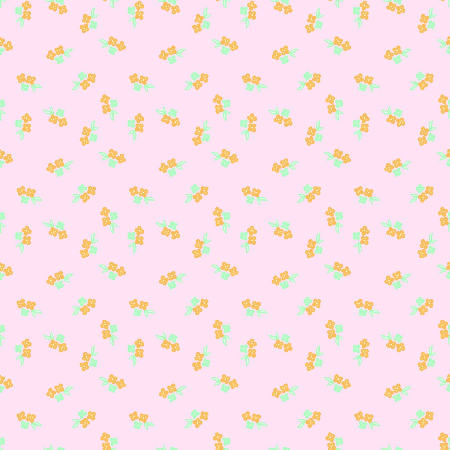 Summer Skies and Fireflies - Floral in Pink - Riley Blake
