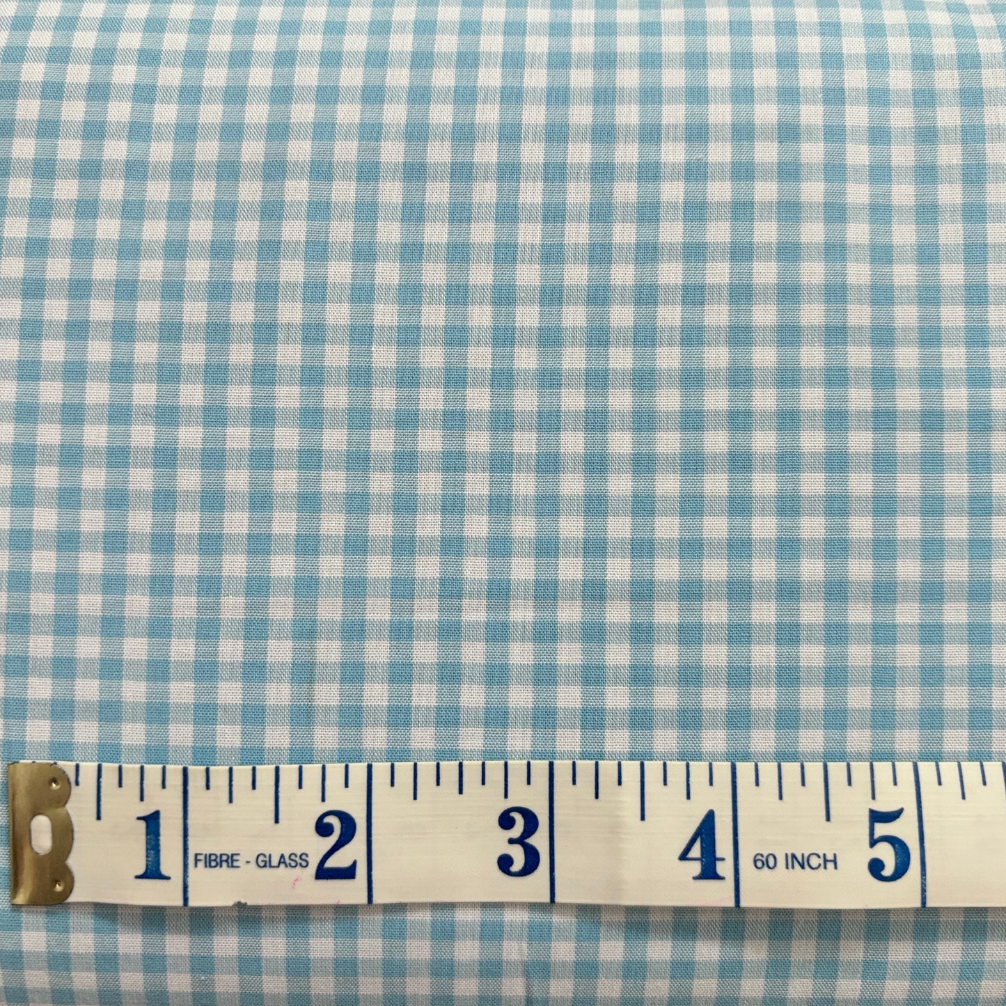 Light Blue 1/8” Japanese Gingham