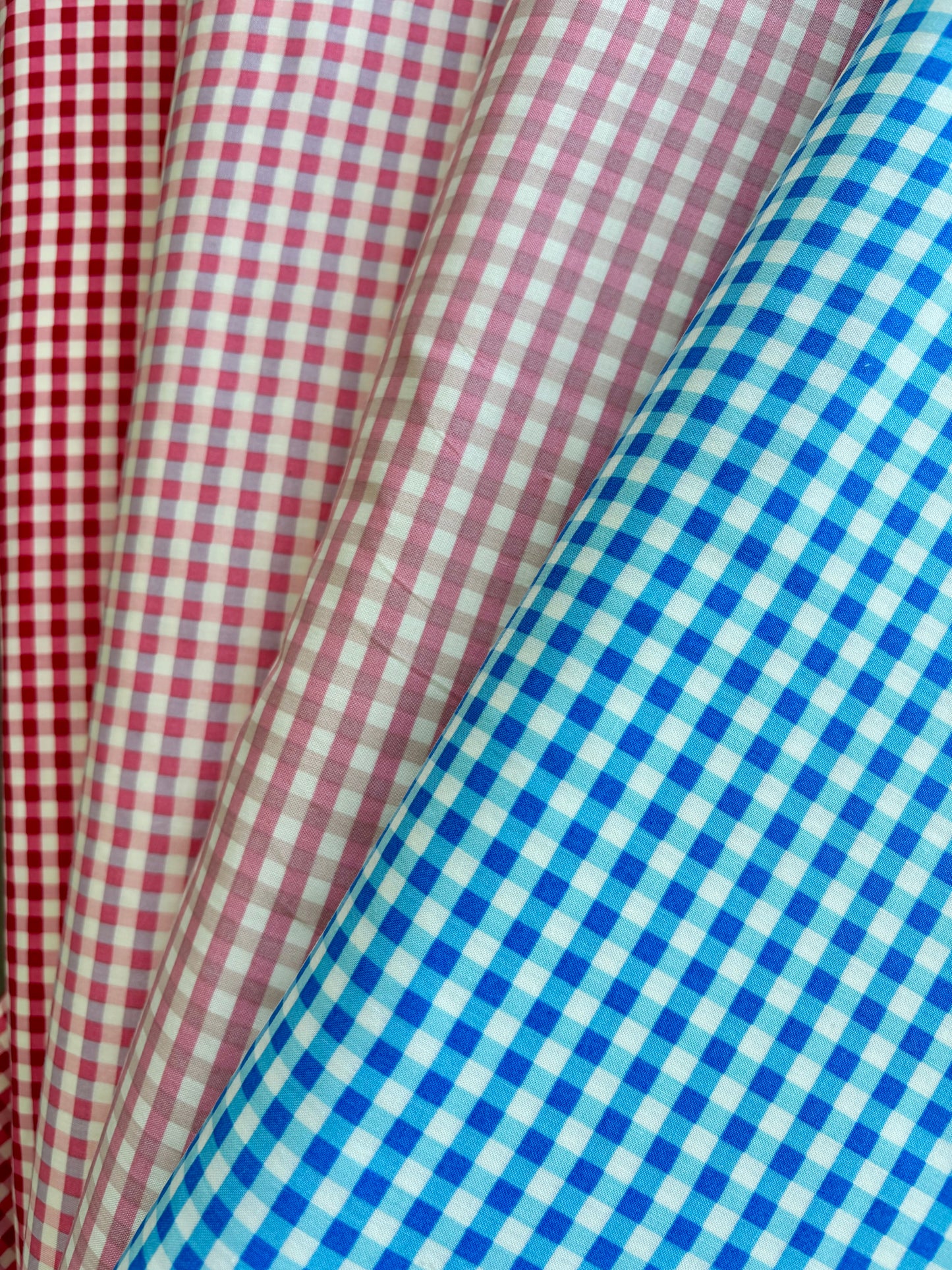 YUWA Basic Check - Mid Blue