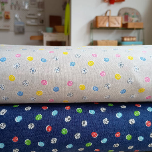 Homey Collection Buttons on Grey (Japanese)