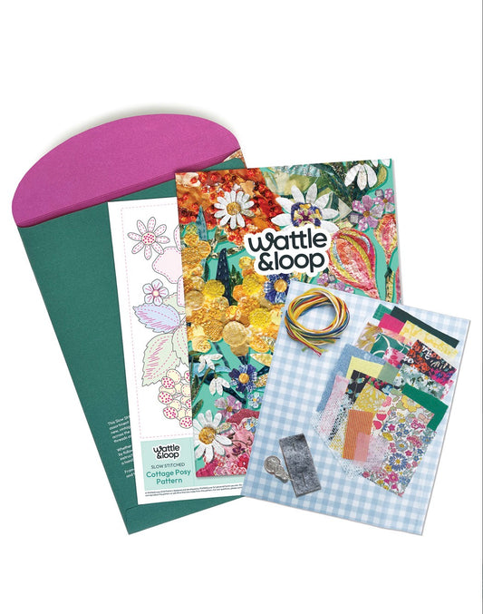 Wattle and Loop - Cottage Posy Slow Stitch Kit