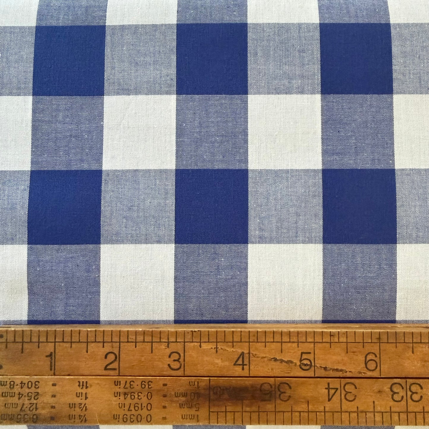 Japanese 1 1/4” Check - Blue