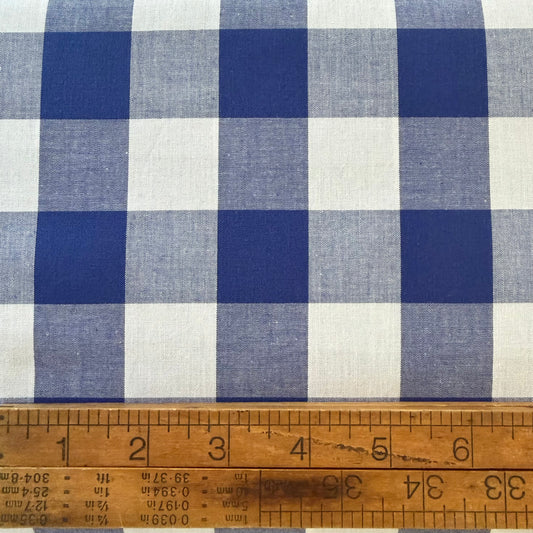 Japanese 1 1/4” Check - Blue