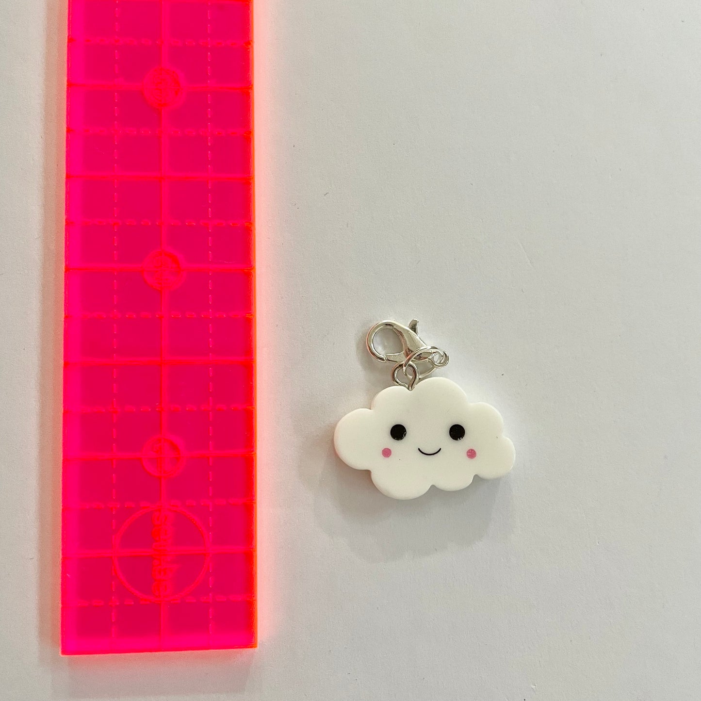 Cloud Zipper Charm