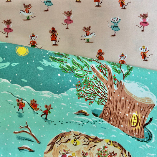 Studio Edit - Nutcracker Mice in Peach