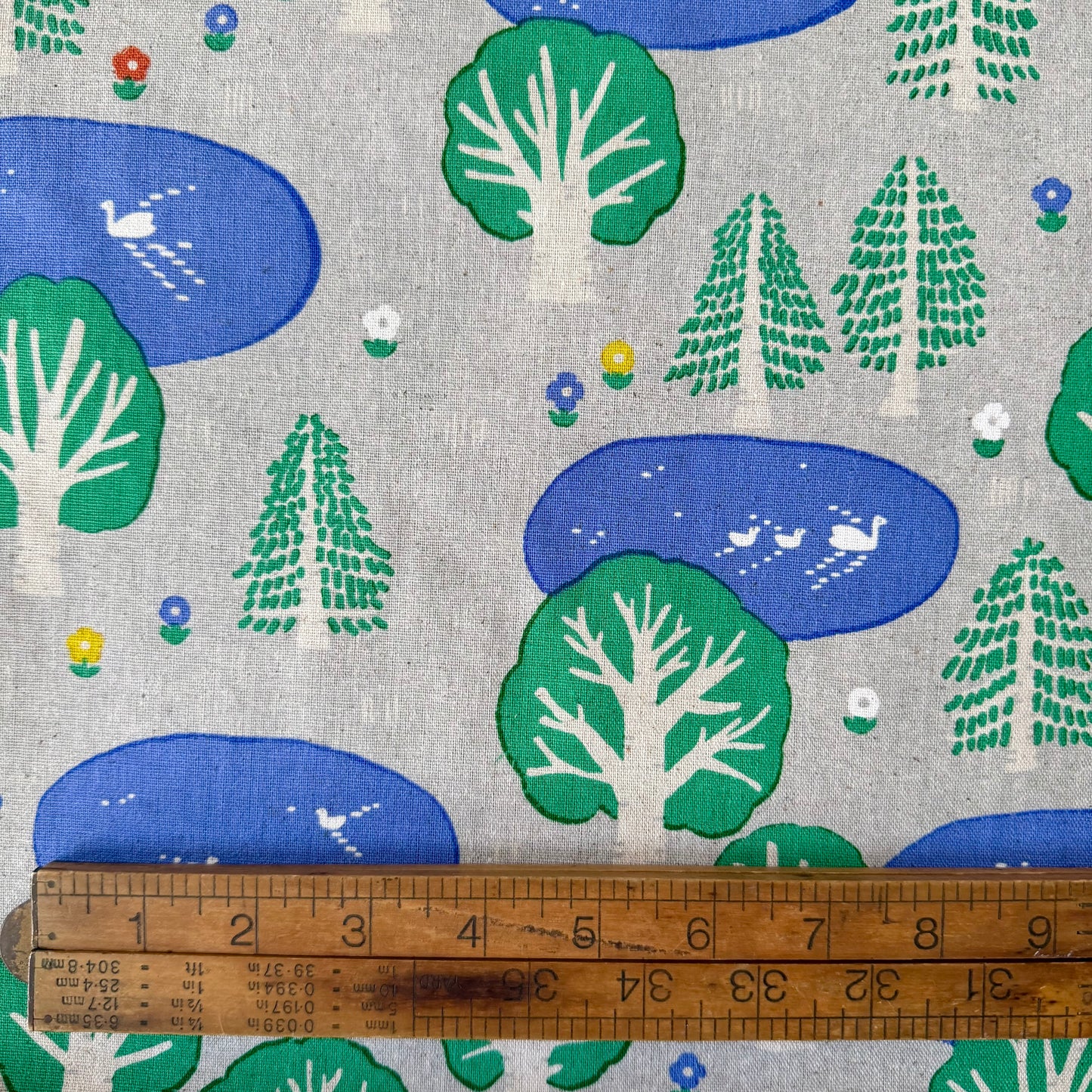 Duck Pond - Cotton Linen Canvas