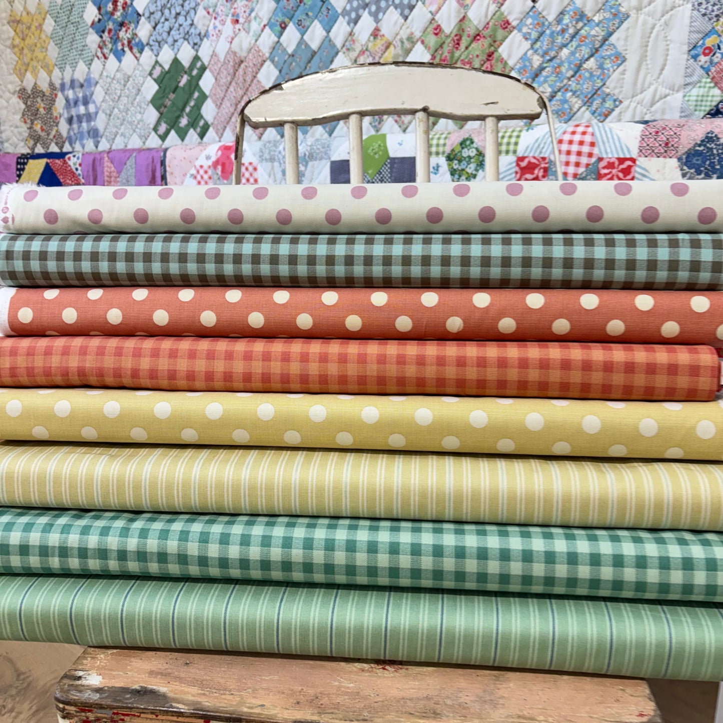 Spring Gingham- Quiltessentials by Laundry Basket Quilts