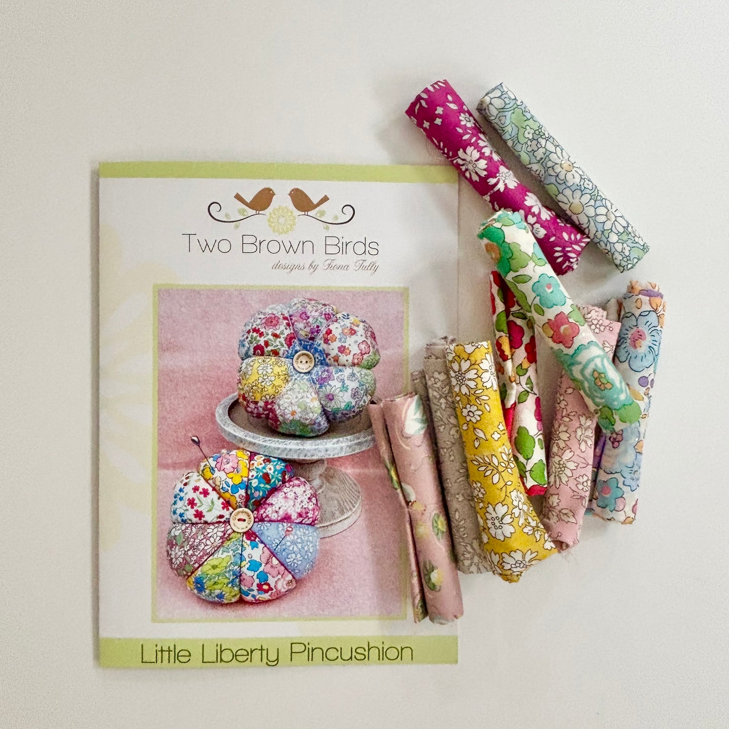 Little Liberty Pincushion by Two Brown Birds