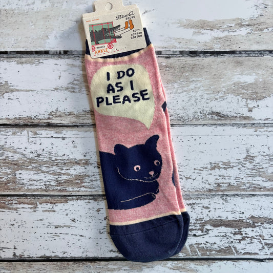 I Do As I Please Socks