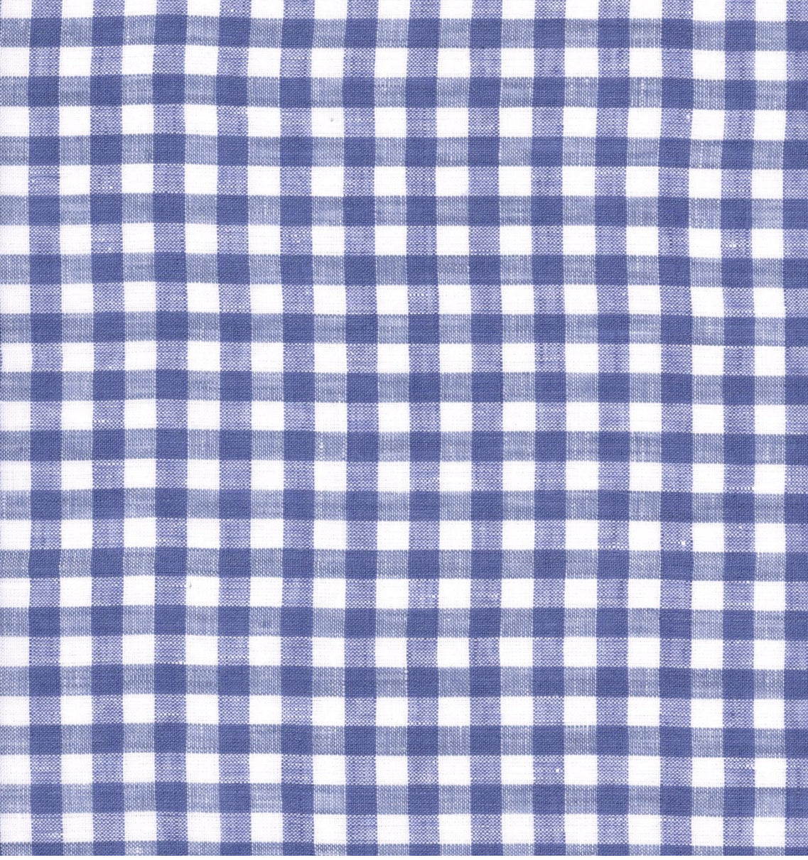 Faded Denim Gingham Linen