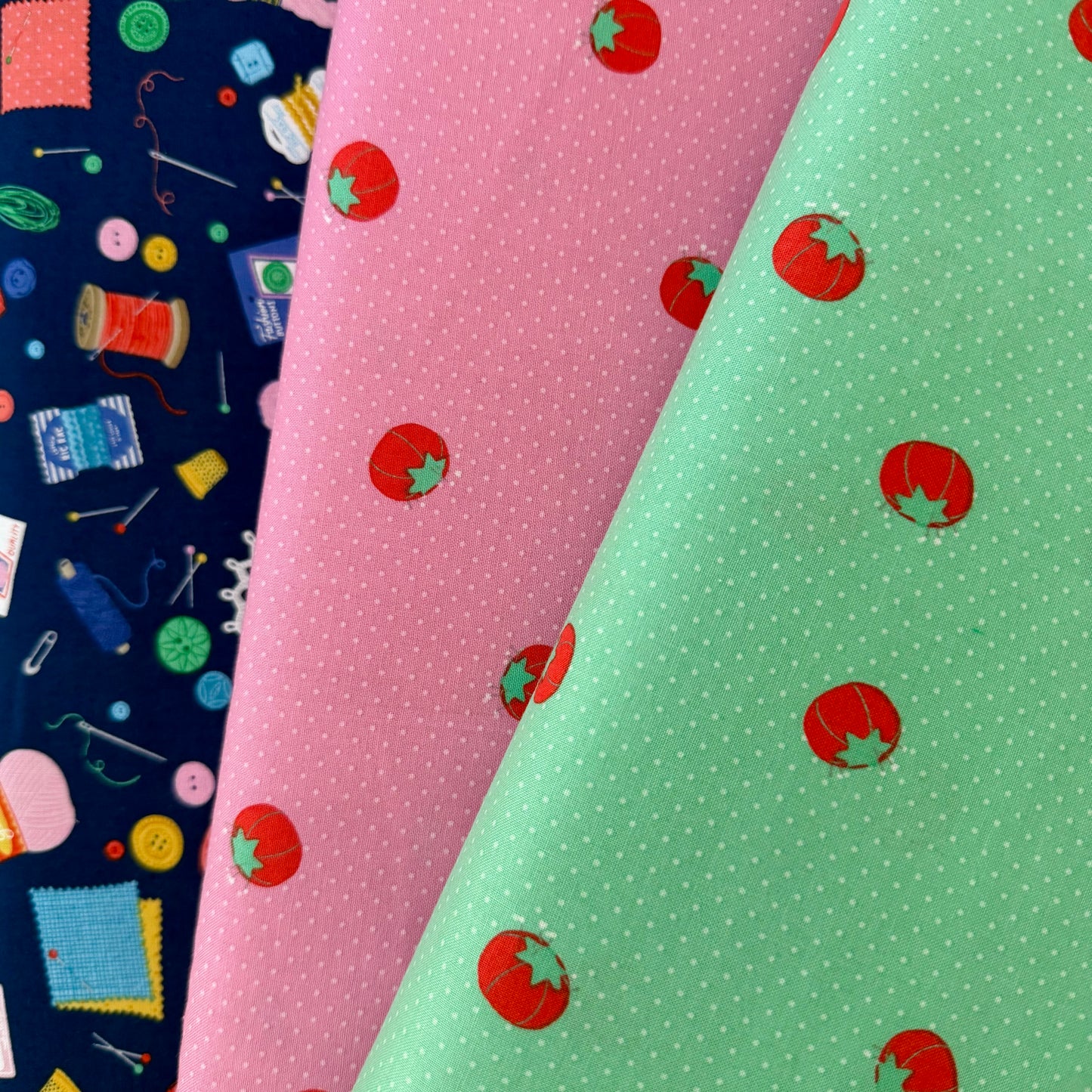 Pincushions in Pink - Hand Made from Riley Blake