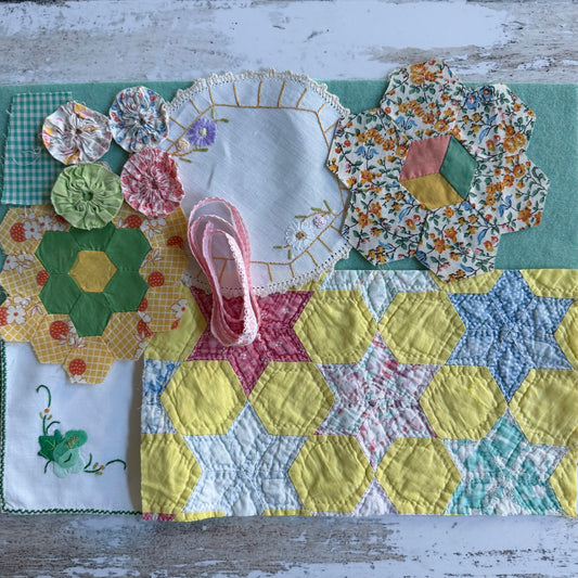 Vintage Needlebook Kit (J)