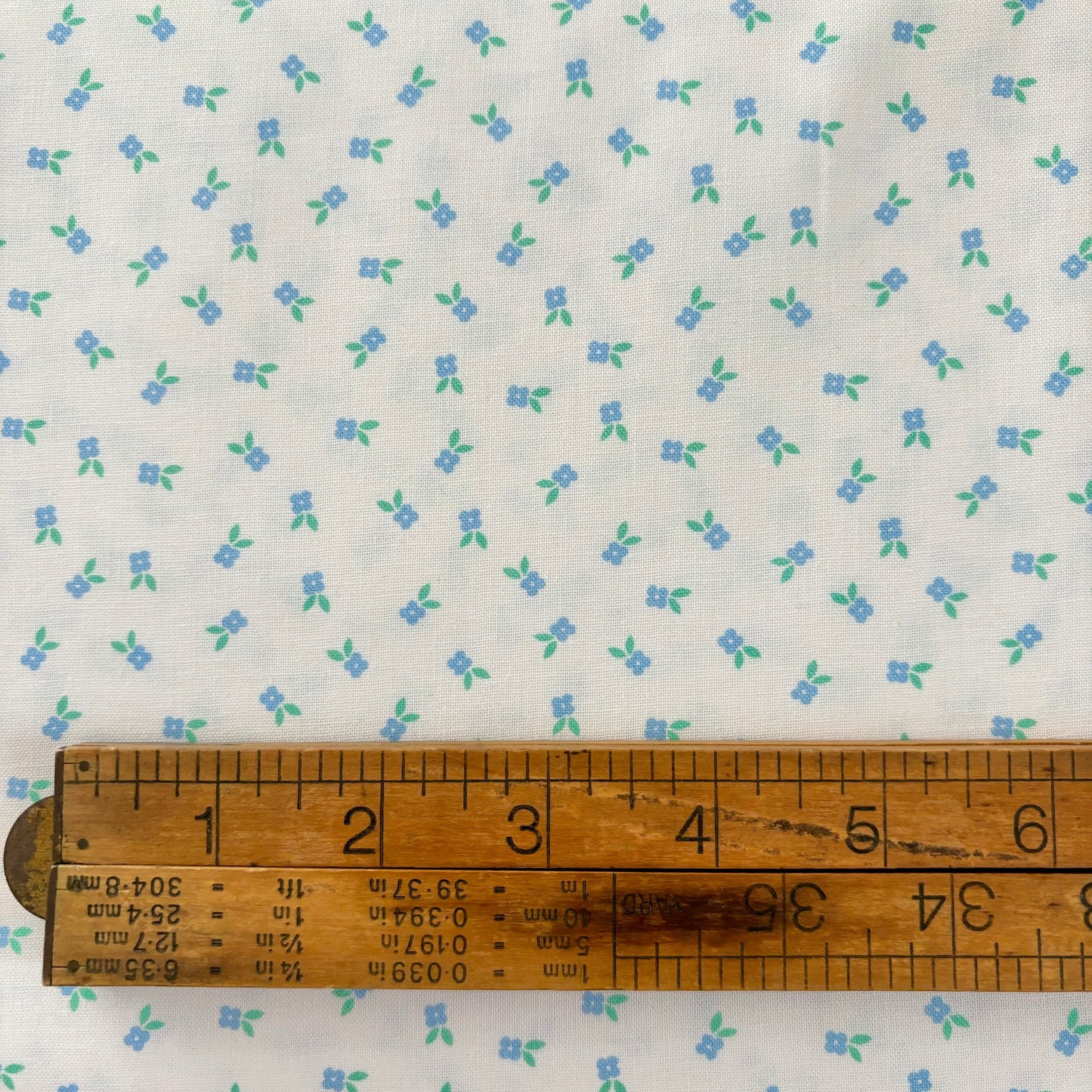 Hints of Prints - Tiny Floral - Blue