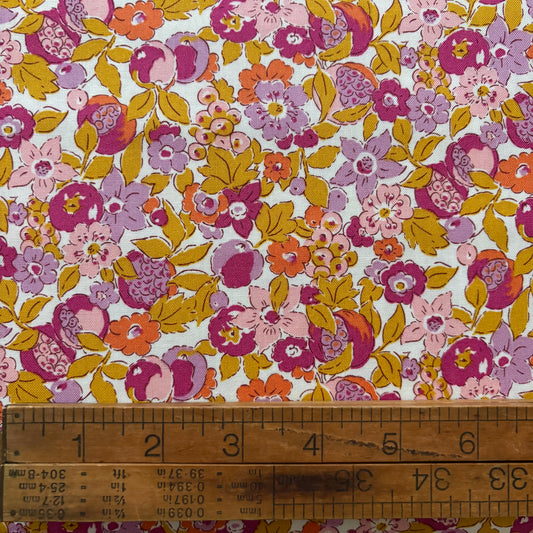 Liberty Quilting Cotton - Tree of Life Botanicals Bountiful Fruits