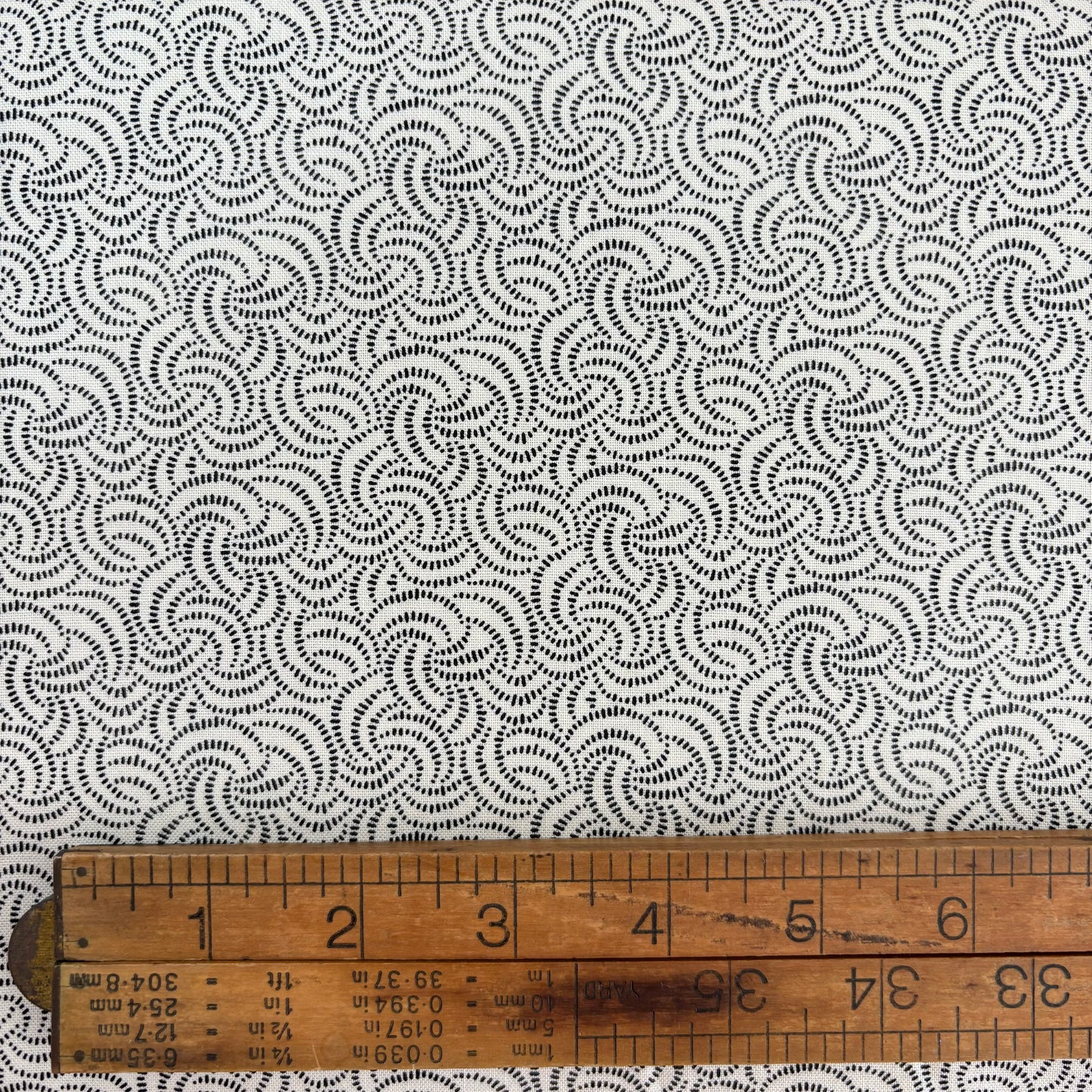 Whipped Cream Intertwined - Pumpkin Licorice by Andover Fabrics