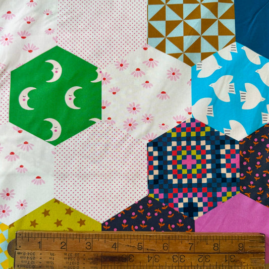 Catnap - Wideback Hexagon in Posy -  - Ruby Star Society