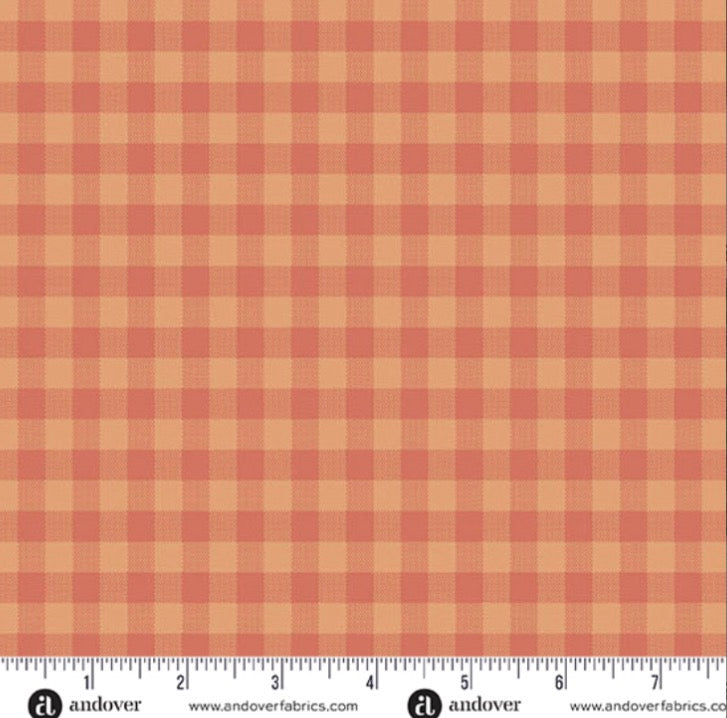 Pumpkin Gingham - Quiltessentials by Laundry Basket Quilts