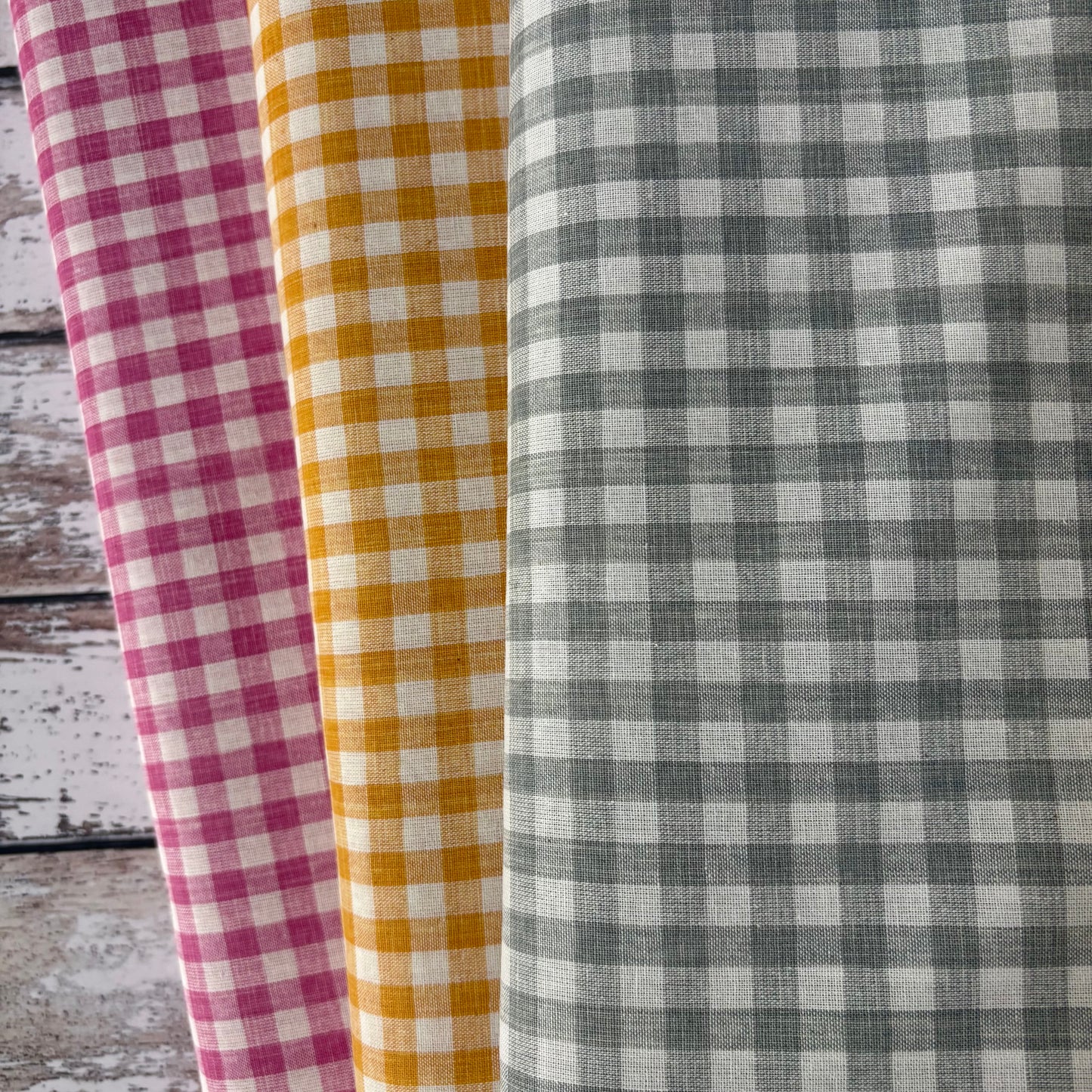 Duck Egg Blue - Yarn Dyed Japanese Gingham