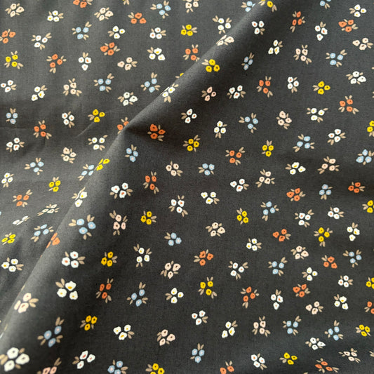 Dawn on the Prairie Charcoal Night Sweet Ditsy - Moda