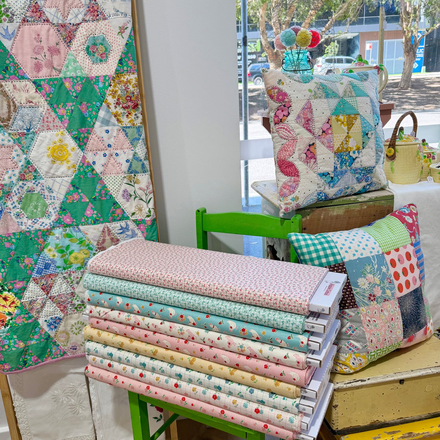 Farmhouse Fancy - Cherry Pie in Teal