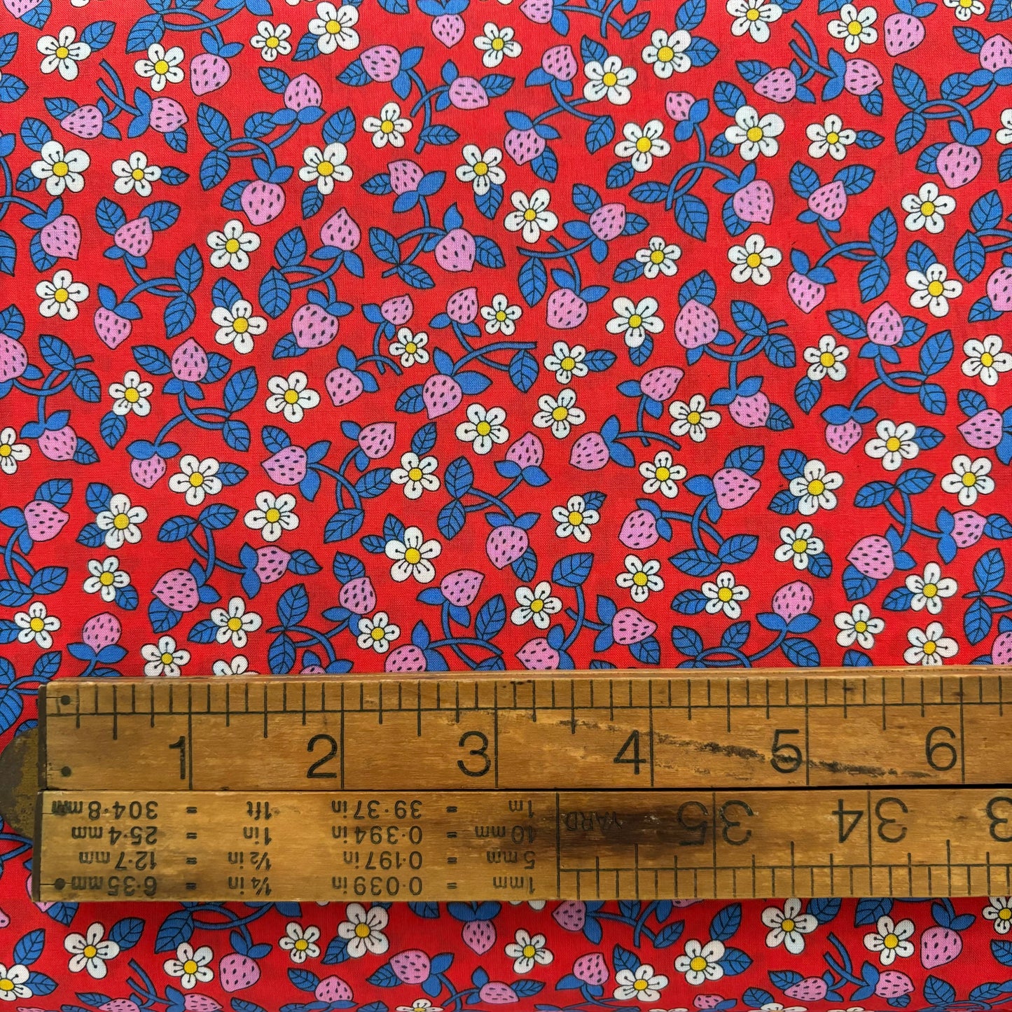 Strawberries and Cream B Liberty Tana Lawn