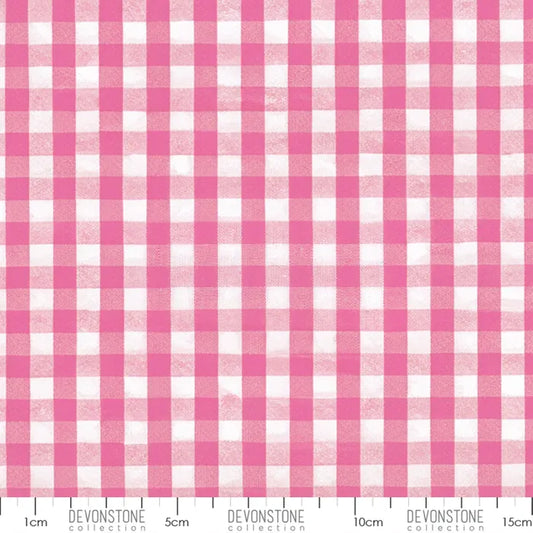 1/4” Gingham - Pink