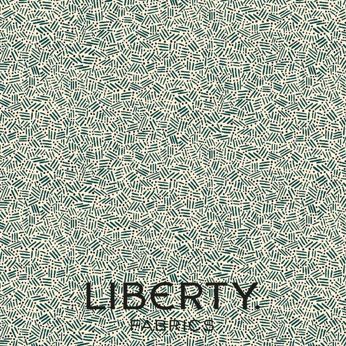 Arthurs Garden 2 - Dots and Dashes - Liberty Quilting Cotton