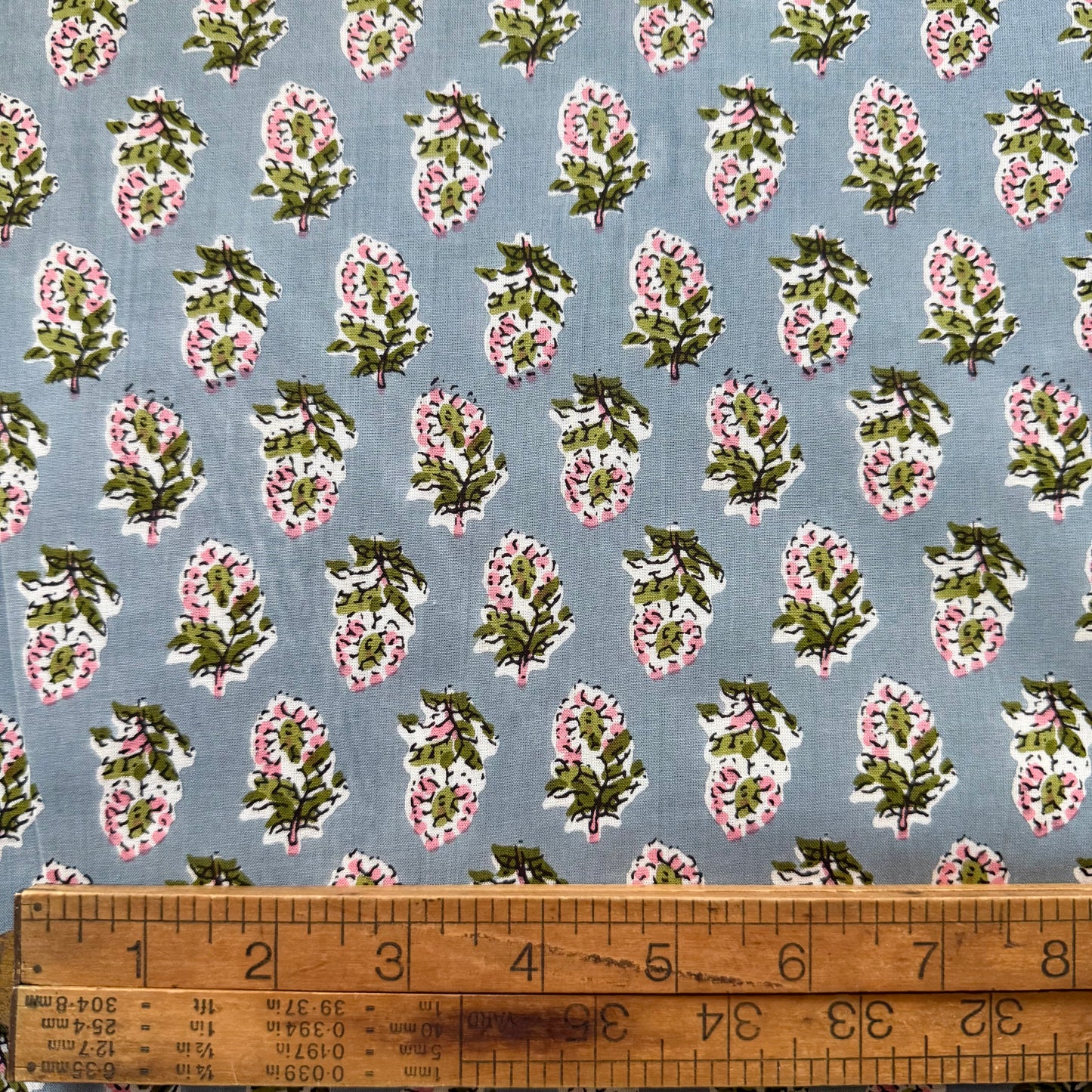 Phoebe Blues Indian Cotton from Merchant and Mills