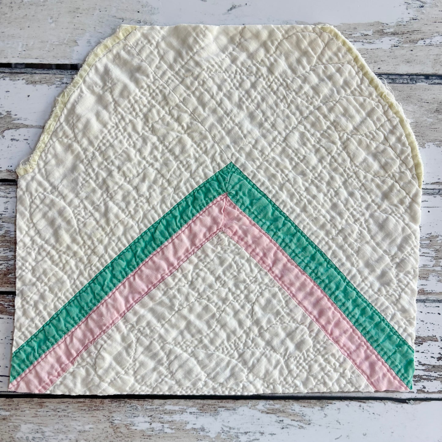 Vintage Quilt Piece (approx 9” x 9”)