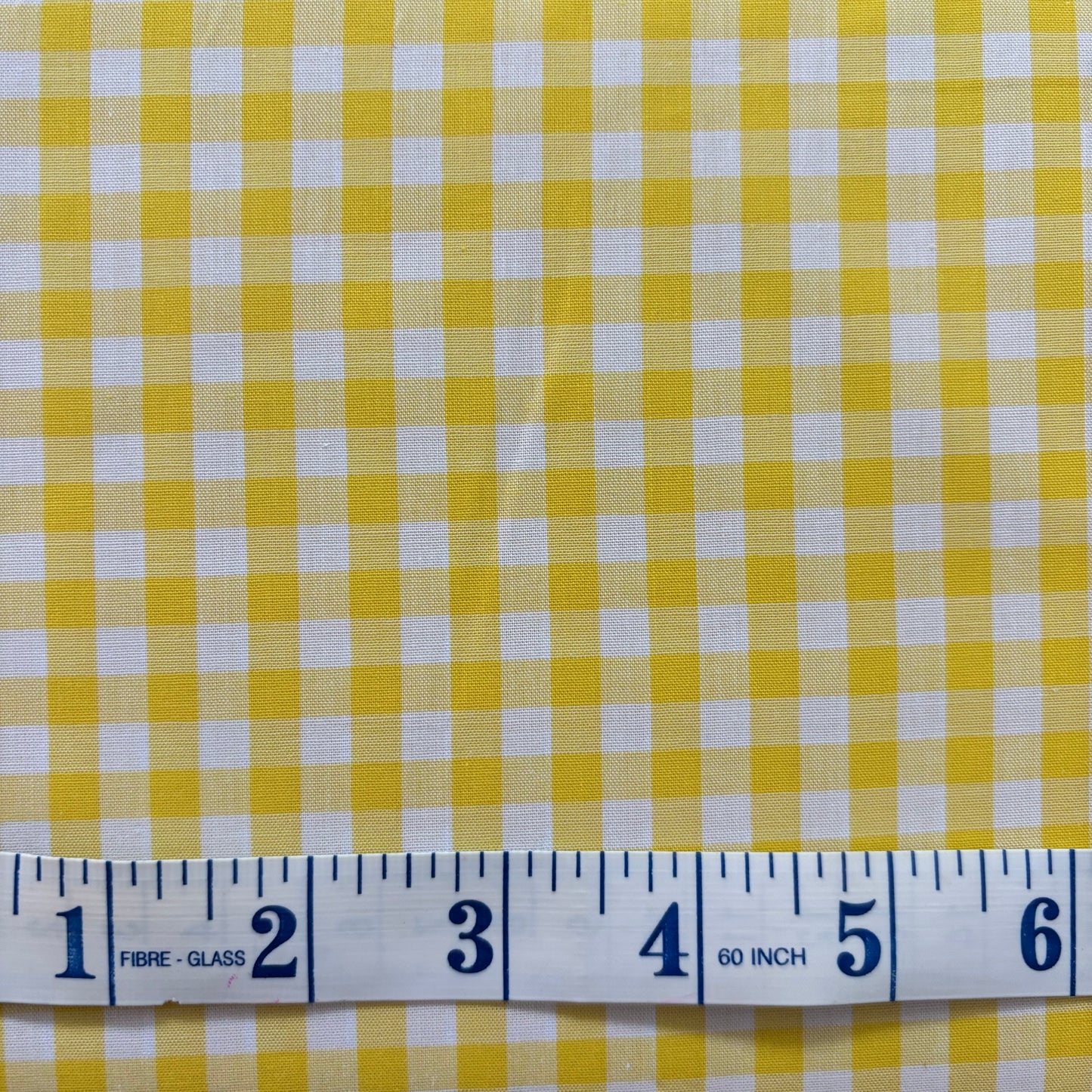 Yellow 1/4” Japanese Gingham