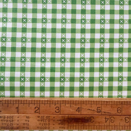 Summer Skies and Fireflies - Gingham in Green - Riley Blake