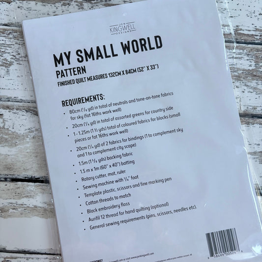 My Small World Pattern by Jen Kingwell