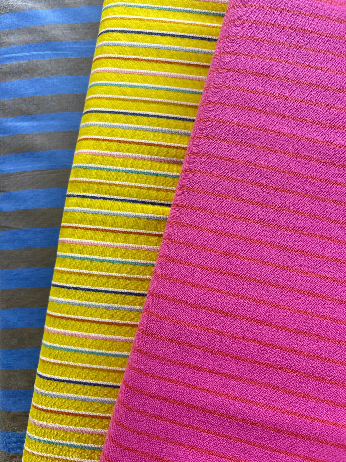 Ooh Lucky Lucky - Warp and Weft - Clothesline Stripe - Golden - Ruby Star Society