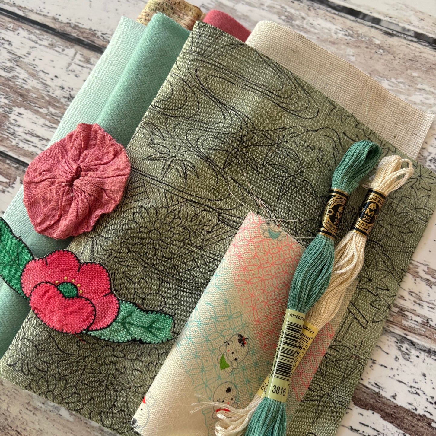 Japanese Vintage Textile Needlebook Bundle