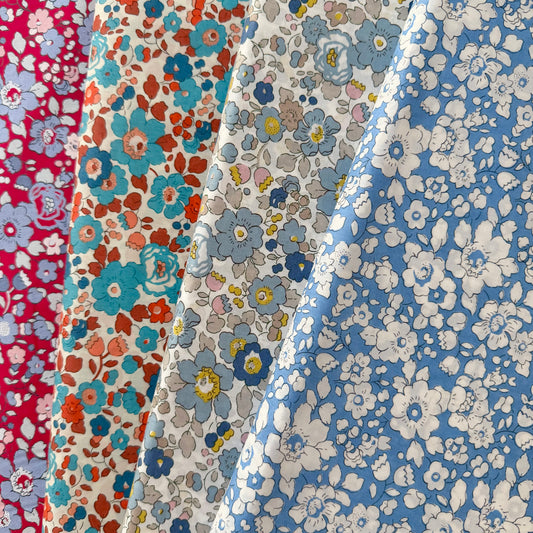 Bespoke Liberty Tana Lawn - Cloudy Blue Betsy